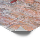 Poster arrière - plan Abstrait de peinture. Oeuvre en m m (Coin)