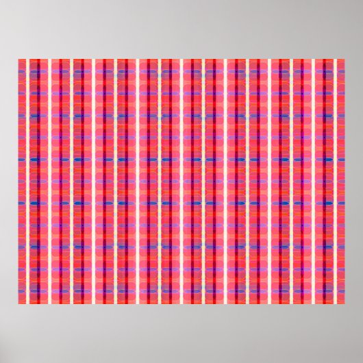 Poster arrière - plan abstrait, entrelacé coloré (Devant)