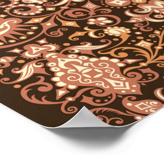 Poster Arrière - plan abstrait horizontal dans le style a (Coin)