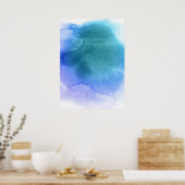 Poster arrière - plan Abstrait peint à la main 12 (Cuisine)