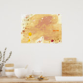 Poster arrière - plan aquarelle (Cuisine)