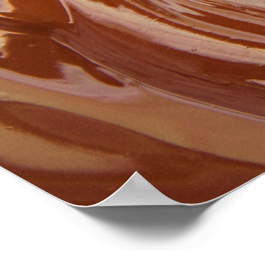 Poster Arrière - plan au chocolat (Coin)