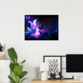Poster Arrière - plan avec papillons de nuit (Bureau à domicile)