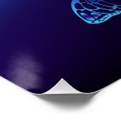 Poster Arrière - plan avec papillons de nuit (Coin)