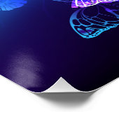 Poster Arrière - plan avec papillons de nuit (Coin)