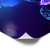 Poster Arrière - plan avec papillons de nuit (Coin)