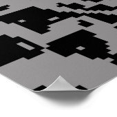 Poster arrière - plan Brown. Arrière - plan Doodle en vin (Coin)