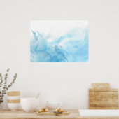 Poster arrière - plan coloré d'aquarelle pour votre (Cuisine)