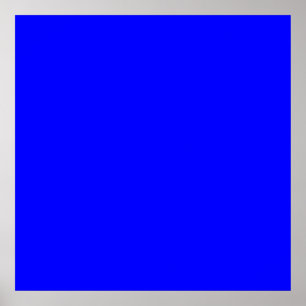 Poster Arrière - plan couleur bleu clair Royal Solid Tren