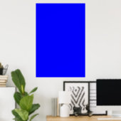 Poster Arrière - plan couleur bleu clair Royal Solid Tren (Bureau à domicile)