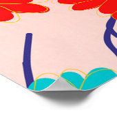 Poster arrière - plan d'aquarelle Abstrait avec design de (Coin)