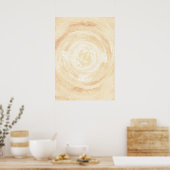 Poster arrière - plan d'aquarelle peint à la main Abstrai (Cuisine)