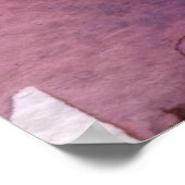 Poster Arrière - plan d'aquarelle violet (Coin)