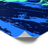 Poster Arrière - plan de beaux-arts. Motif sans couture a (Coin)