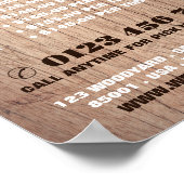 Poster Arrière - plan de bois, bois/bois/panneau de bois (Coin)