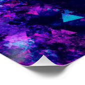 Poster Arrière - plan de couleur Abstrait avec moderne st (Coin)