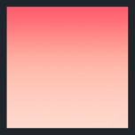 Poster Arrière - plan de dégradé rose et pêche<br><div class="desc">Un dégradé de couleurs rose et pêche.</div>