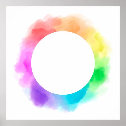 Poster Arrière - plan de dessin aquarelle (Devant)