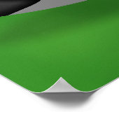 Poster Arrière - plan de football (Coin)