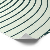 Poster arrière - plan de grille de pétales géométriques o (Coin)