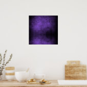 Poster Arrière - plan de Grunge foncé - violet (Cuisine)