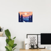 Poster Arrière - plan de la collection d'hiver (Bureau à domicile)