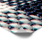 Poster Arrière - plan de la texture de tissu flanelle. (Coin)