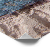 Poster Arrière - plan de la texture murale en brique pein (Coin)