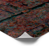 Poster Arrière - plan de mur gris couleur. Différents pat (Coin)