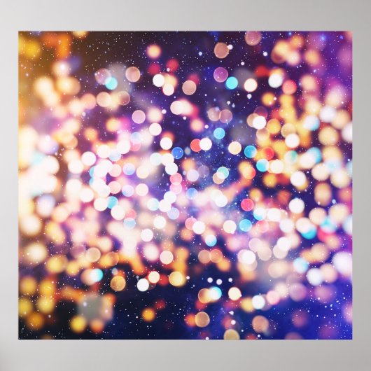 Poster Arrière - plan de Noël : parties scintillant de va (Devant)