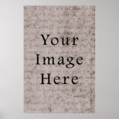 Poster Arrière - plan de papier de parchemin de texte vin (Devant)