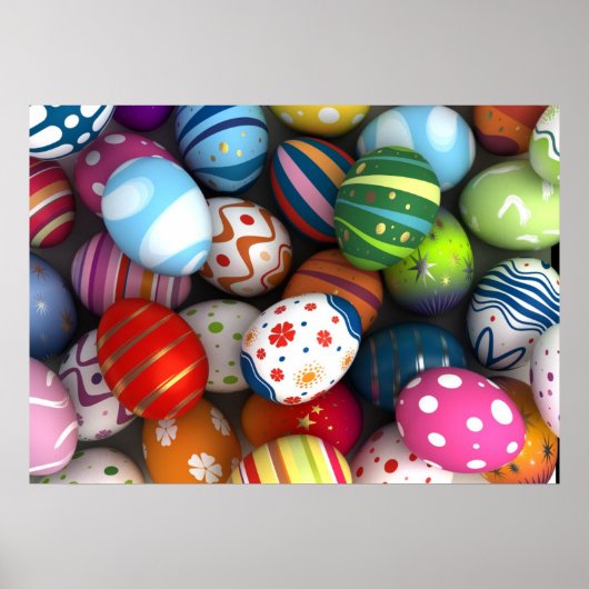 Poster Arrière - plan de Pâques (Devant)