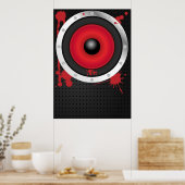 Poster Arrière - plan de parti (Cuisine)