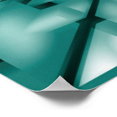 Poster arrière - plan de perspective Abstrait (Coin)