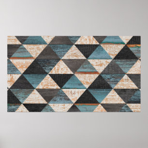Poster arrière - plan de texture bois patiné. vintag sans