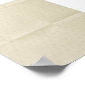 Poster Arrière - plan de toile crémeuse (Coin)