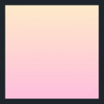 Poster Arrière - plan dégradé rose pâle et jaune<br><div class="desc">Couleur rose pâle et jaune.</div>