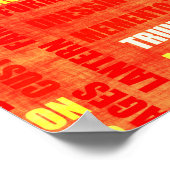 Poster Arrière - plan d'Halloween comme publicité marketi (Coin)