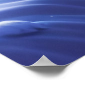 Poster arrière - plan d'hiver bleu brillant avec scène ge (Coin)