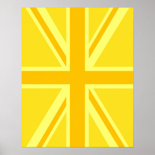Poster Arrière - plan du drapeau britannique Union Jack j