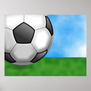Poster Arrière - plan du football