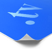 Poster Arrière - plan du Globe du domaine (Coin)