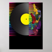 Poster Arrière - plan du parti rétro (Devant)