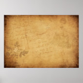 Poster Arrière - plan écriture de fleurs d'image (Devant)