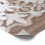 Poster Arrière - plan et texture dentelle (Coin)