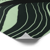 Poster Arrière - plan feuille de luxe nature. Modèle flor (Coin)