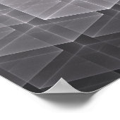 Poster Arrière - plan fractal géométrique (Coin)