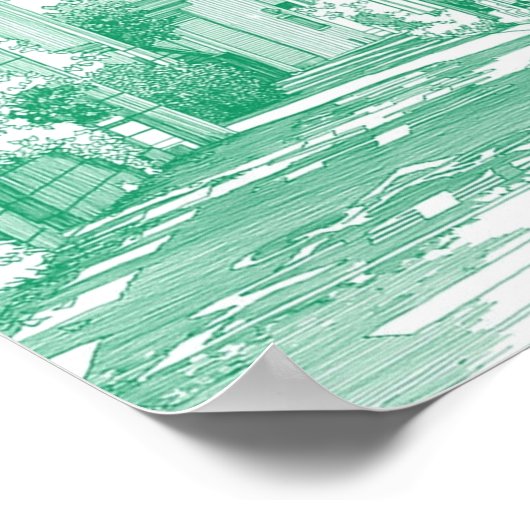 Poster Arrière - plan manga 01 (Coin)