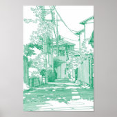 Poster Arrière - plan manga 01 (Devant)