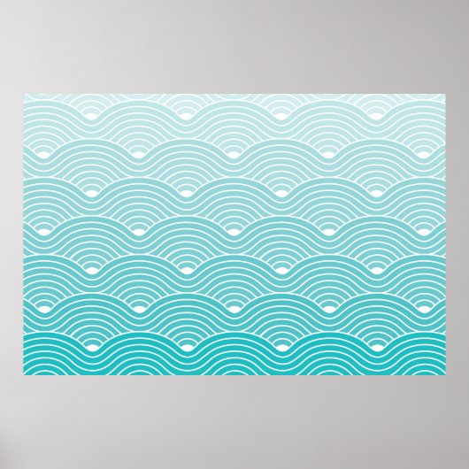 Poster Arrière - plan Motif géométrique des ondulations,  (Devant)